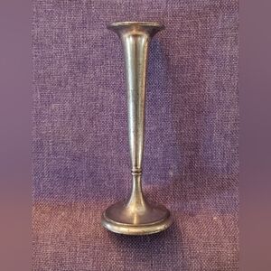 Silverplate Bud Vase, Vintage, Used, Tiny